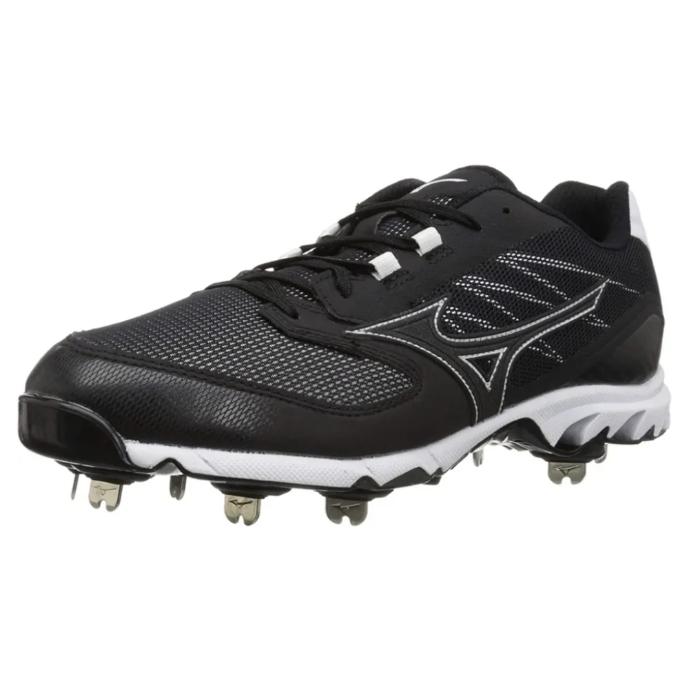 Mizuno Men's 9-Spike Dominant Metal Baseball Cleat Athletic Shoe NWB size 7.5
